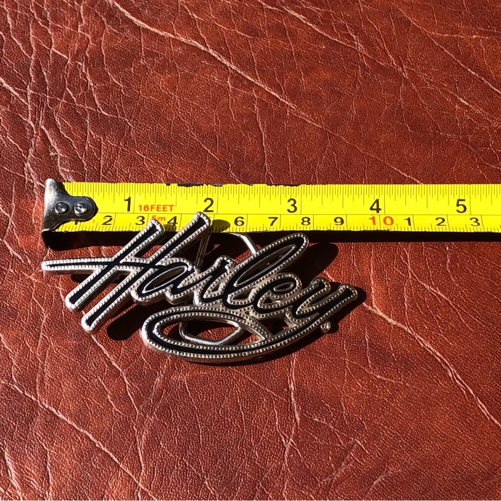 Harley-Davidson Silver Script Logo Belt Buckle